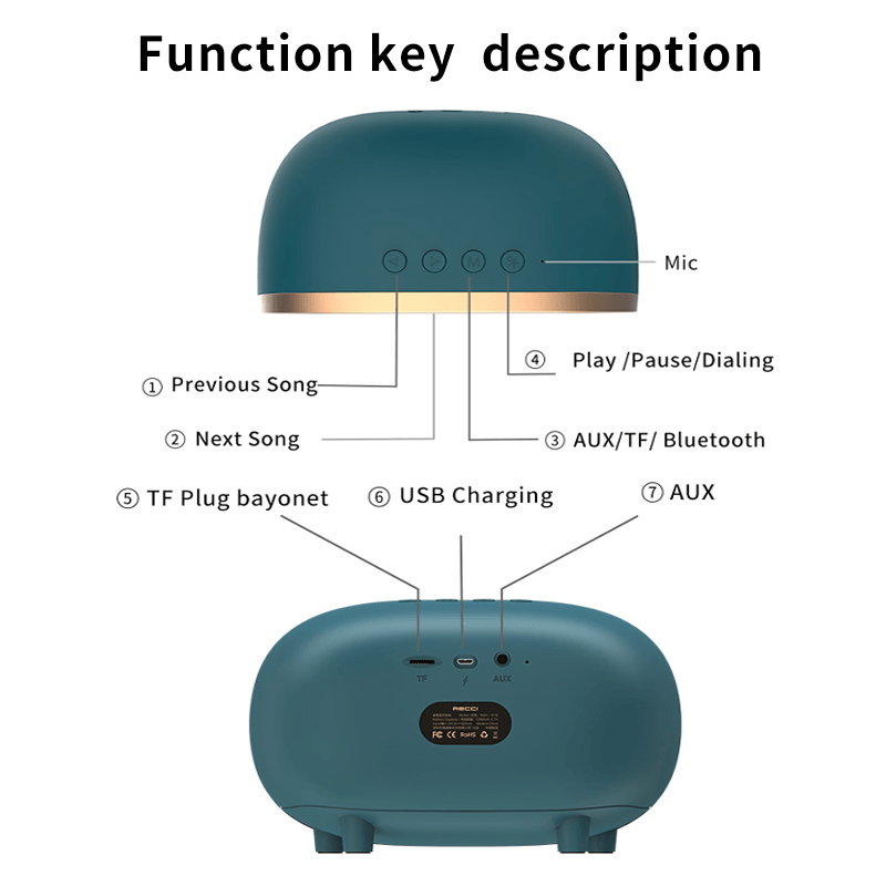 اسپیکر بلوتوثی رسی RSK-W10